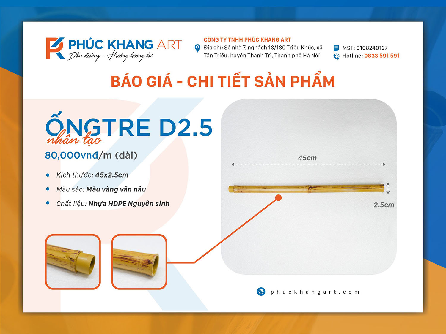 ống tre làm nhà tre